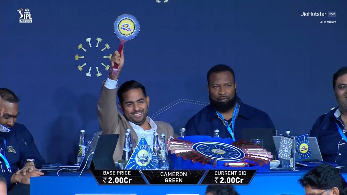 MUMBAI INDIANS BID FOR CAMERON GREEN FOR 2 CRORES 😂🔥 TWITTER HAS CHANGED  THE LIKE BUTTON FOR IPL AUCTION 2026. Tap ❤️ to check & see magic # IPLAuction #IPL2026Auction #IPL2026 #IPLAuction2026