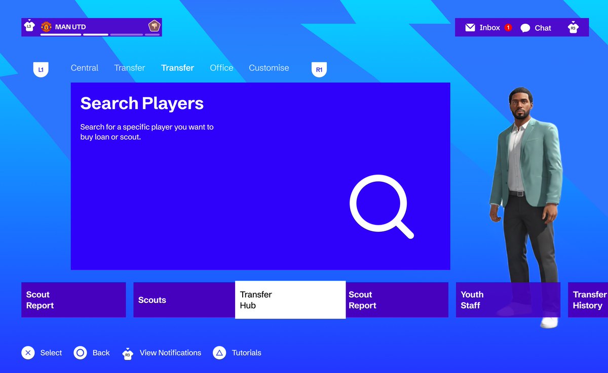 Recreated FIFA 24’s transfer screen on figma🎮💙