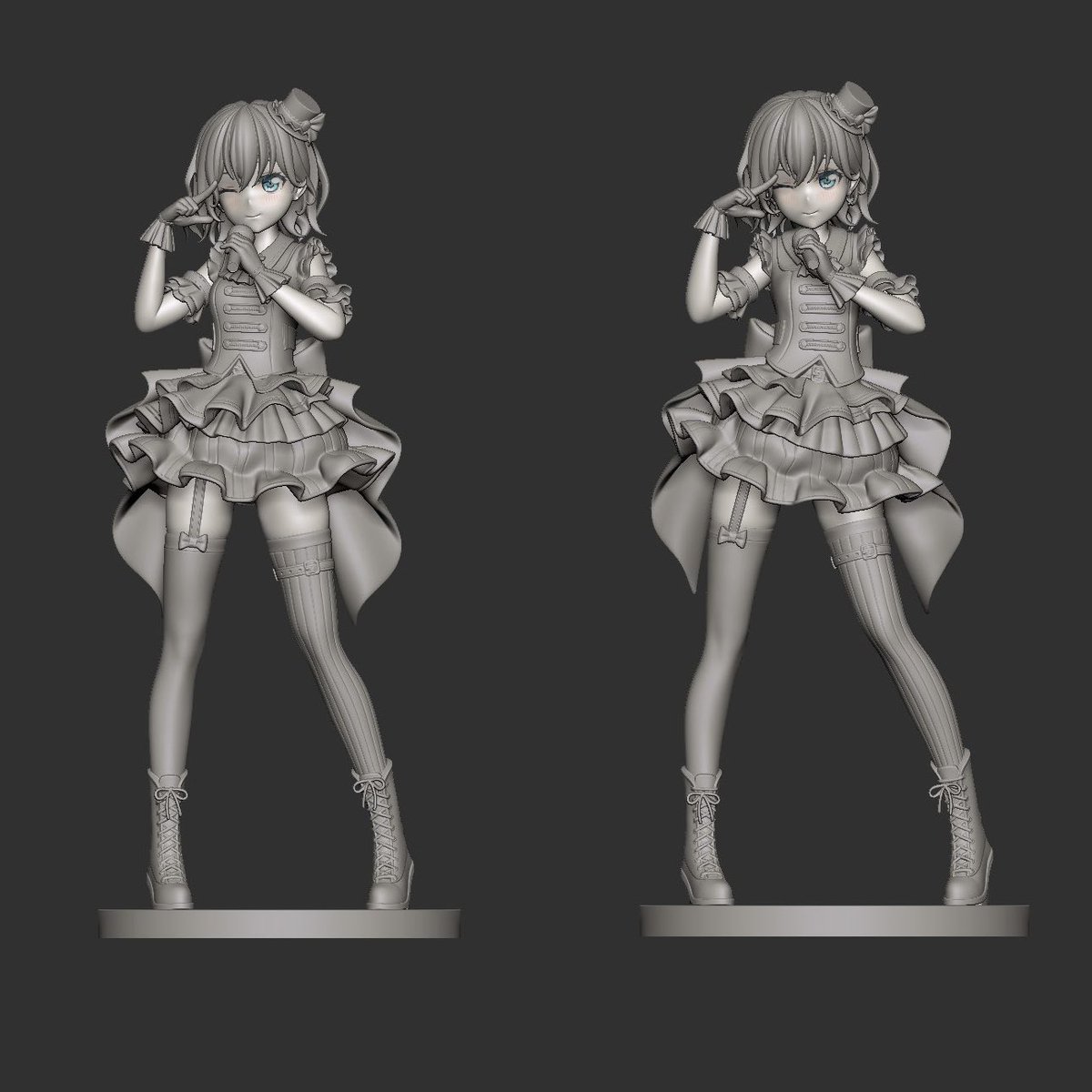 MusicBOX5555555's tweet image. 脚を調整
#倉田ましろ #バンドリ #BanGDream #bandoriart