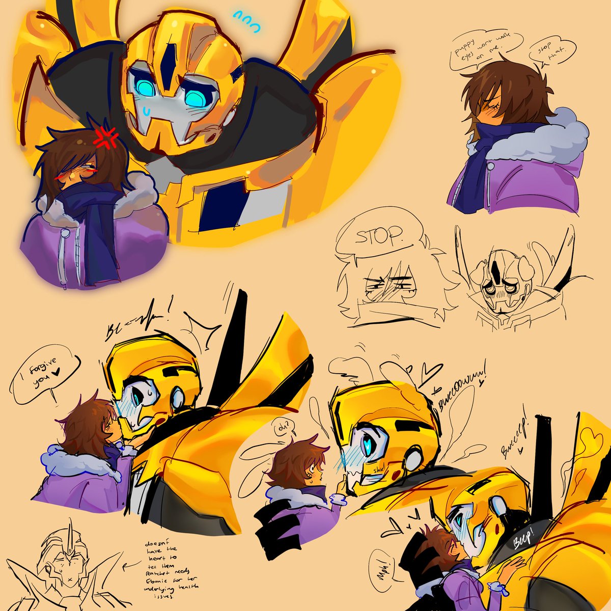 stupidposs's tweet photo. I am cringe and I am free GO MY YUMESHIP
her name is Ebonie and i like to call them #ebobee / #cannibee
It’s not strictly tfp but it’ll be the main for a while
#transformers #transformersprime #bumblebee #transformersbumblebee #ocxcanon https://t.co/OrKQt11cqj