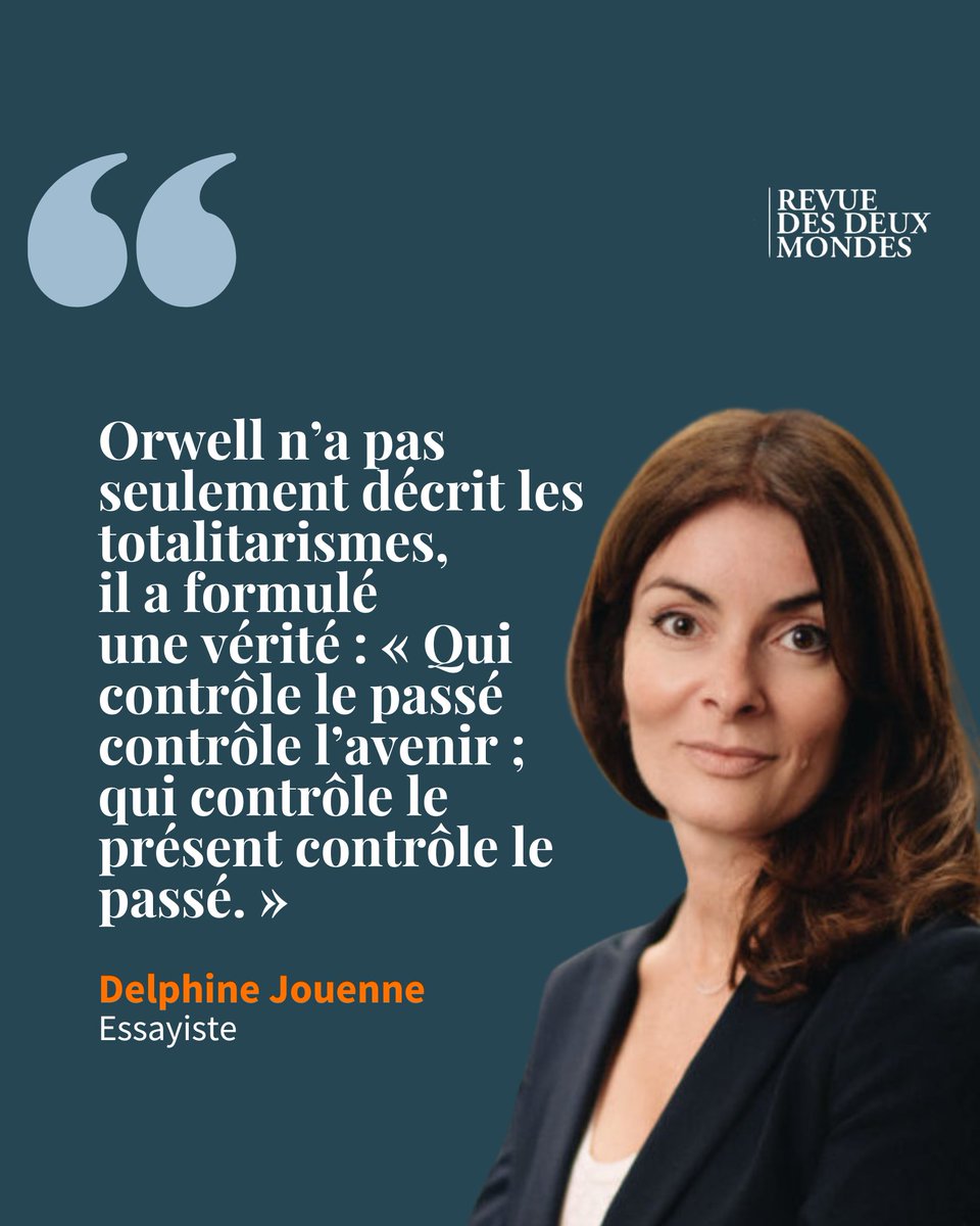 Revuedes2Mondes's tweet image. 🔸[ POINT DE VUE ]

🗞️ Retrouvez la suite de cet article de @DelphineJouenne  dans notre dernier numéro. Disponible en kiosque, en librairie et sur notre boutique en ligne : boutique.revuedesdeuxmondes.fr/common/product…

#orwell #litterature #1984