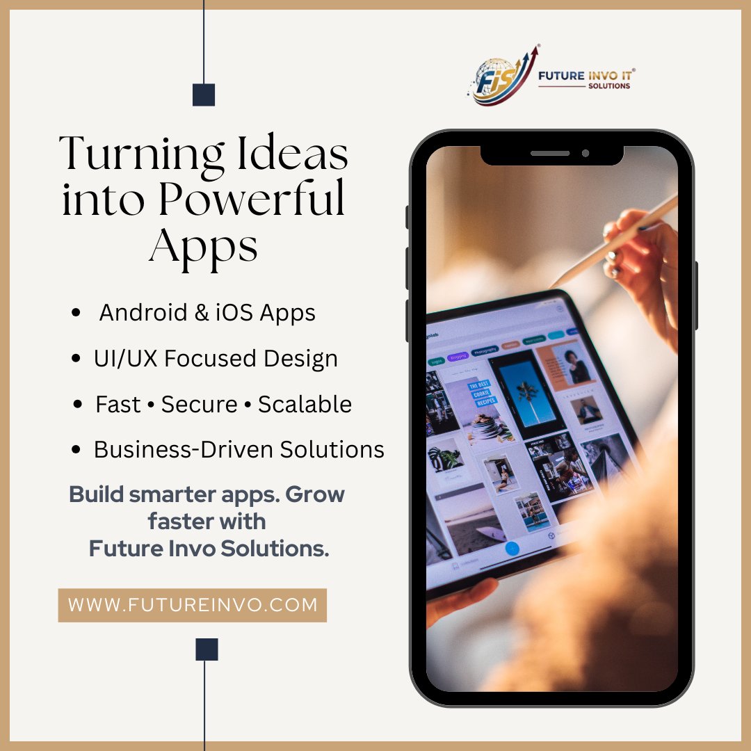 FutureInvo2025's tweet image. Your idea deserves more than just code.
We build high-performance mobile apps that scale your business. 📱🚀
Choose Future Invo Solutions.

#MobileAppDevelopment
#AppDevelopment
#AndroidDevelopment
#iOSDevelopment
#UIUXDesign
#BusinessGrowth
#FutureInvoSolutions