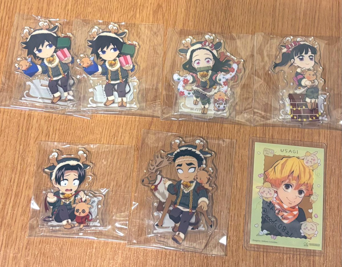 RT @oooda0821: 譲渡 交換 鬼滅の刃 ufotable クリスマス アクスタ 譲