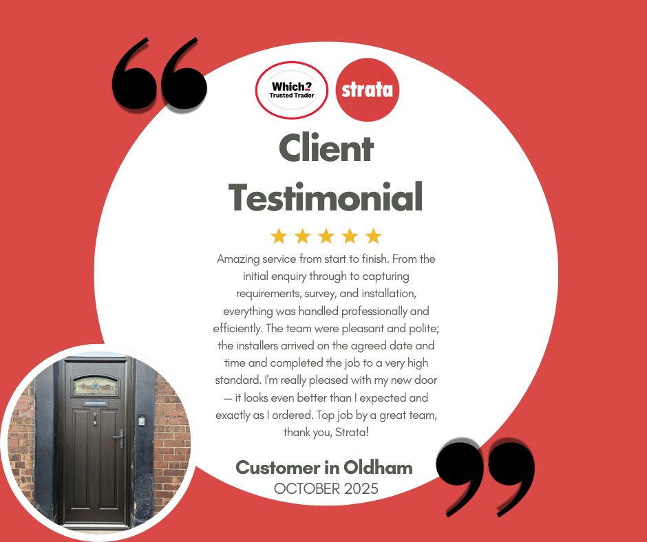 StrataWindows's tweet photo. Don’t just take our word for it, here is what our customers are saying about Strata Windows Ltd.
Every one of these testimonials has been shared on the Which? Trusted Trader website. We’re proud to deliver results that consistently exceed expectations. #HomeImprovement #strata https://t.co/j9uqqfH9et