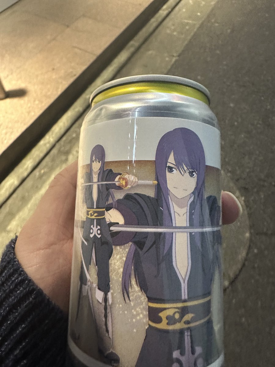 テイルズ オブ』シリーズ30周年記念の限定ラベル缶がサントリー自販機