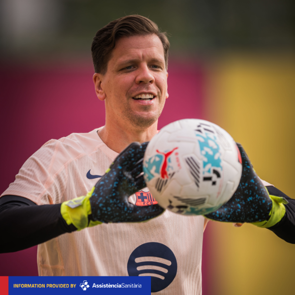 [COMMUNIQUÉ MÉDICAL📝] Wojciech Szczęsny a reçu le feu vert médical et fait partie du groupe du Barça pour le match de ce soir
