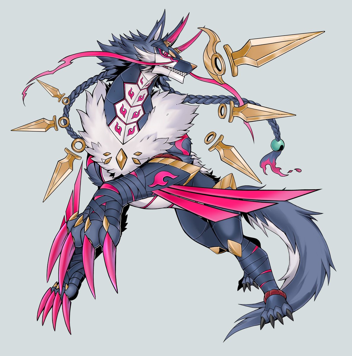 sewally3's tweet image. my digimon oc and their full line