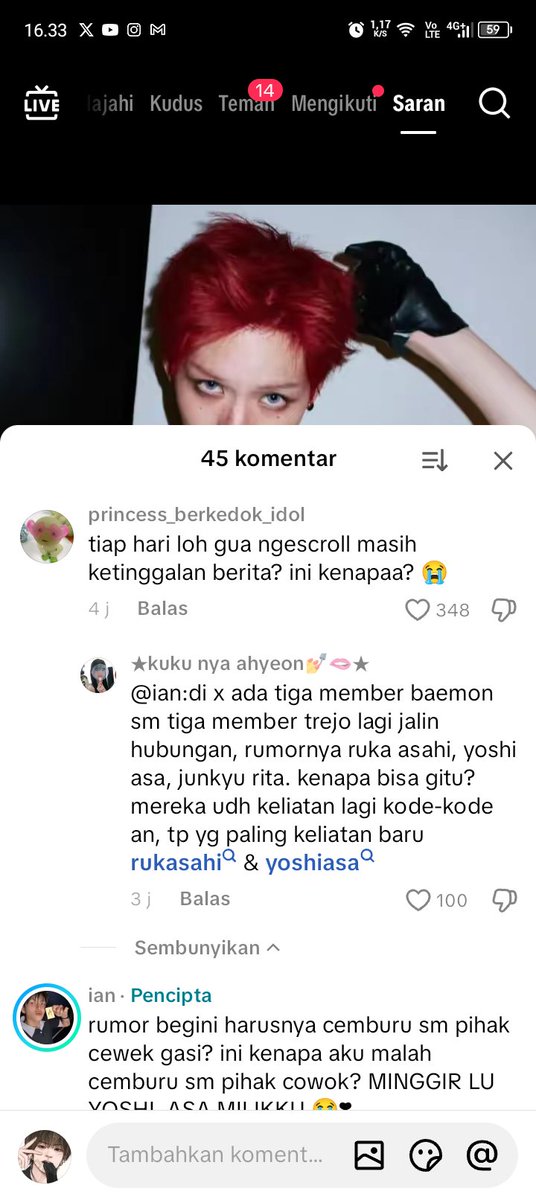 asahiimupp's tweet image. HAH? WHAT-WHAT AN INI? mang bener? 😭😭