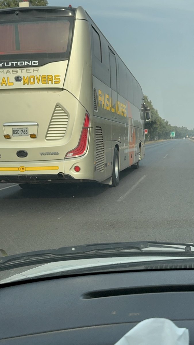 Hi <a href="/NHMPofficial/">National Highways & Motorway Police (NHMP)</a>,
Faisal movers bus is harsh driving on M2 north bound near Chakri.
Image attached for your kind reference