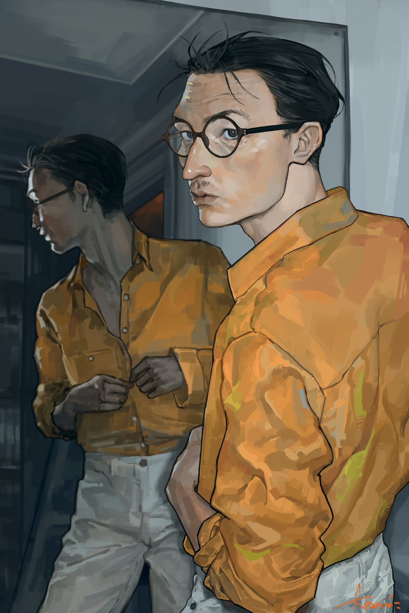 Aoitori007Luna's tweet image. #DiscoElysium #KimKitsuragi #Fanart #DigitalArt #Painting   

Fantasy V  Good Morning, Lieutenant.