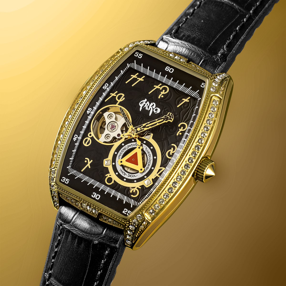 牙狼　腕時計 GARO 機械式 腕時計 プレミアムバンダイ 牙狼 ウォッチ ANGEL CLOVER