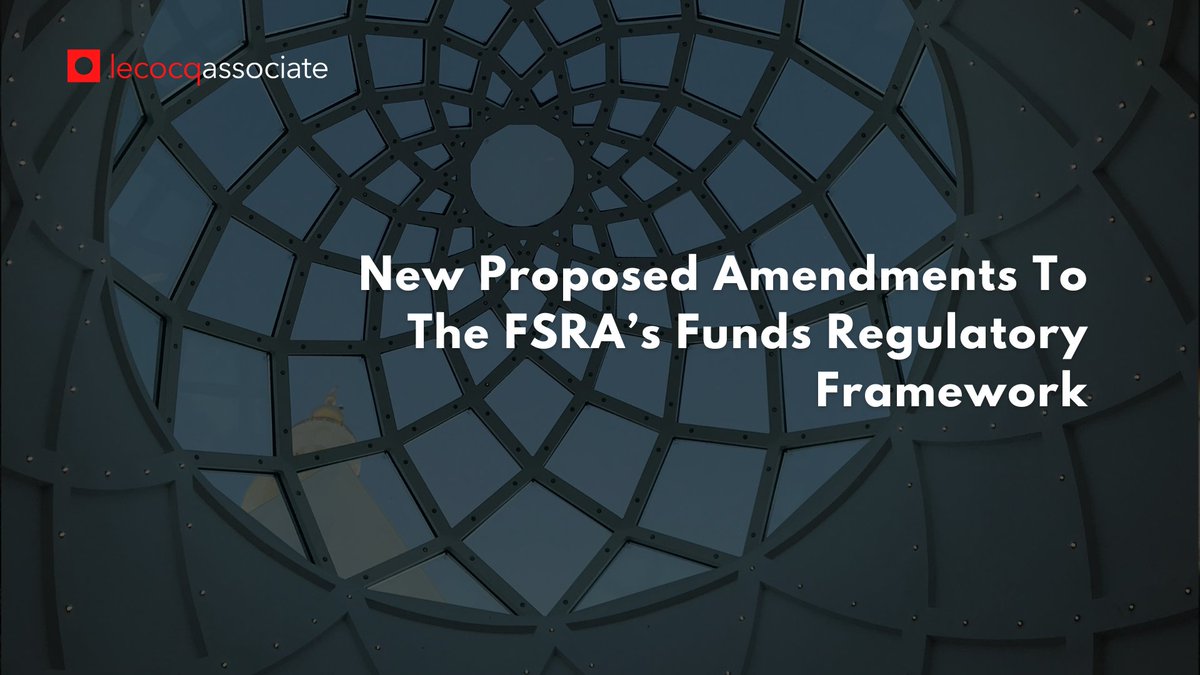 lecocqassociate's tweet photo. FSRA is updating ADGM’s funds framework: new categories for small and institutional managers, lighter requirements, and tighter oversight of foreign managers.
Read the full article on our site: https://t.co/gWuovbzlil

#FSRA #ADGM #Funds #Regulation #FundManagers #FinanceLaw https://t.co/x76aiZe6ZI