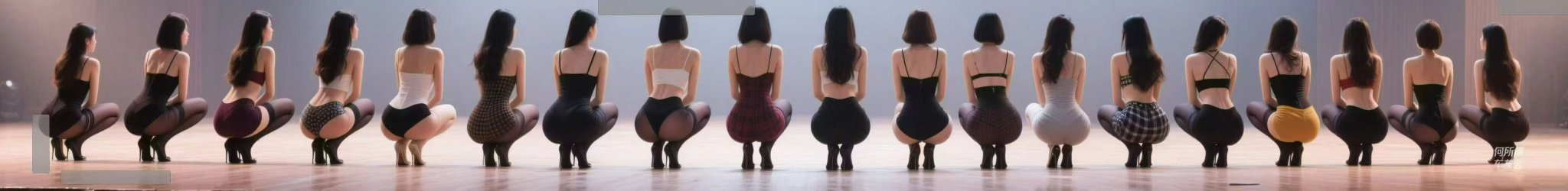 Gemini Nano Banana Pro 

{
  "scene_description": "A wide panoramic stage scene showing a lineup of 