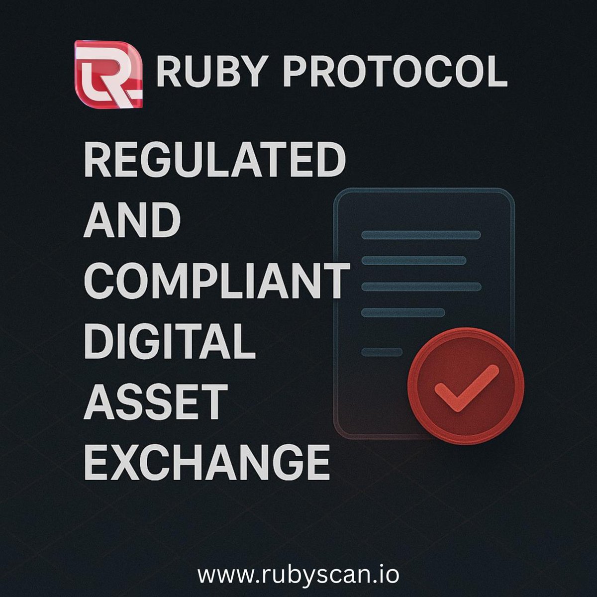 rubywebcast's tweet photo. Ruby Protocol is a regulated and compliant digital asset exchange—where security, transparency, and trust come first.

🌐 Visit:- https://t.co/eBRteN60AW

#RubyProtocol #RegulatedExchange #CompliantCrypto #DigitalAssets #CryptoExchange #BlockchainSecurity #TrustedCrypto https://t.co/59LYpFFG1P