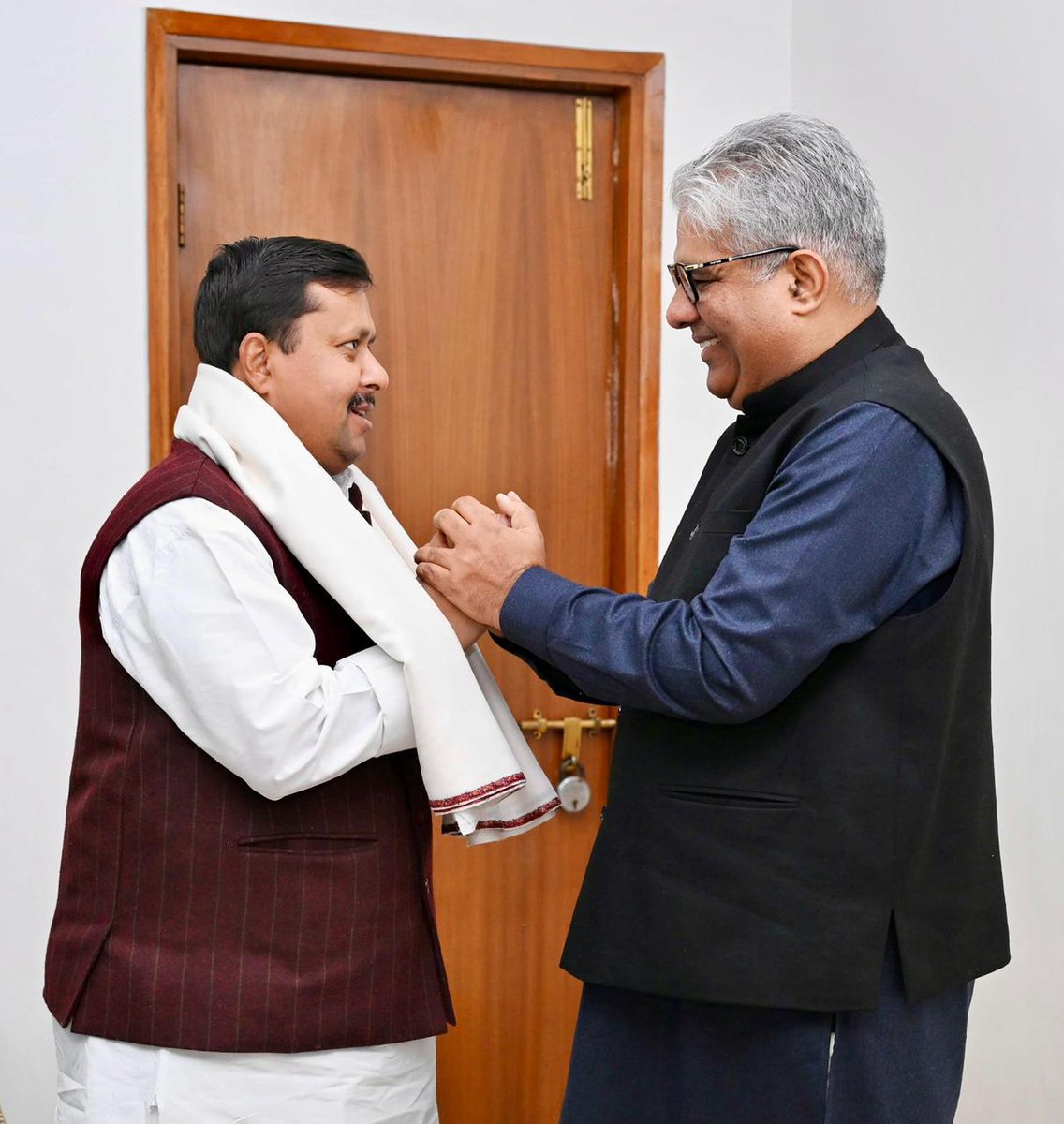 NitinNabin's tweet image. आज माननीय केंद्रीय मंत्री श्री @byadavbjp जी से आत्मीय भेंट कर शुभकामनाएँ प्राप्त कीं।