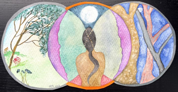 MarisaSignora's tweet image. Art of the Day! "Three eyes by moonlight". Buy at: ArtPal.com/msignora?i=308…