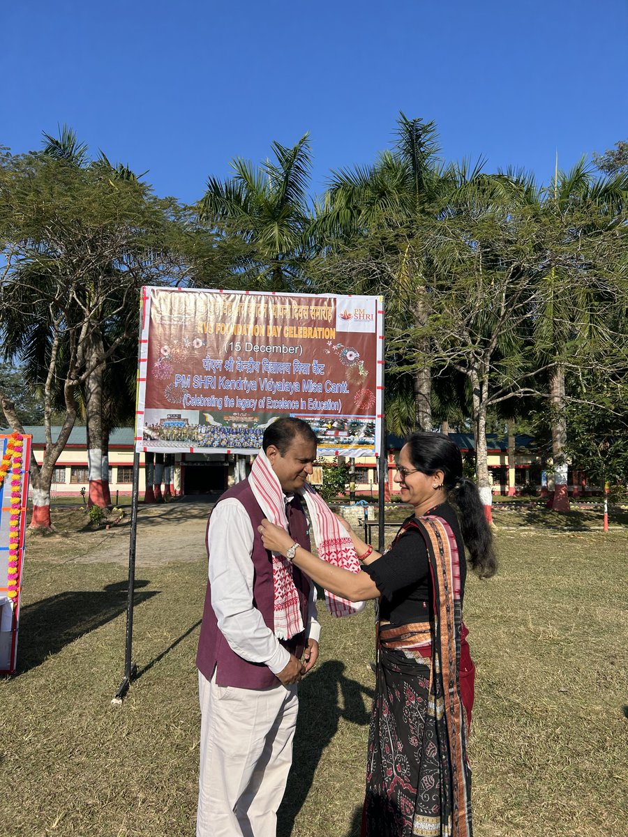 kvmisacantt's tweet photo. PM SHRI Kendriya Vidyalaya Misa Cantt. celebrated the 63rd KVS Foundation Day on 15 December 2025 with great enthusiasm and pride.Special assembly And a career counselling session is also organised by Captain Bhupendra Singh ,NDA,JEE
#KVSFoundationDay2025
#ProudKVian
#KVS
#kvsro https://t.co/9P6LfvhjWy