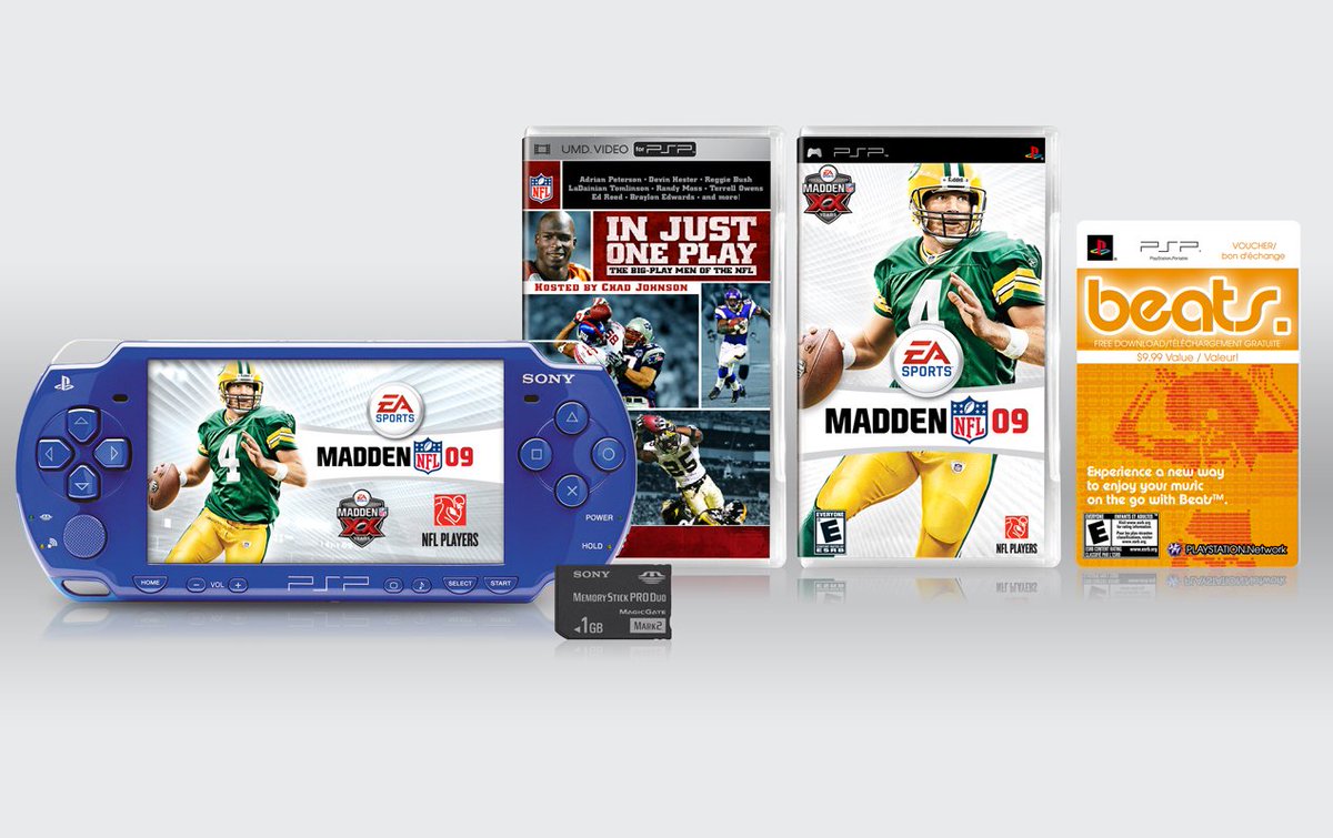 PlayStalgiaX's tweet image. The Madden NFL 09 PSP Entertainment Pack