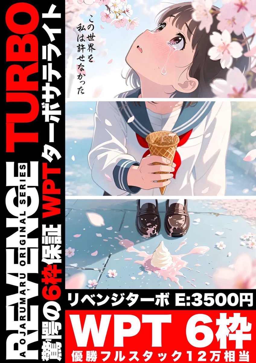 OJARUMARUnakame's tweet photo. 本日のトーナメントは🔥🔥🔥

⚠️こちらの投稿を引用リツイートでE:REが1000円引き!🥰

上位4名一撃6枠保証💞💞💞
⏲️18時タイマースタート
※参加費:サービス適用時
E:RE 6000円🥰🥰🥰
早割無し7000円😘😘
引用リツイート無し7500円🤗
スタック:30000点😽
レイトレジスト21時✨🌸

早割は🔥🔥18:30まで🔥🔥

メインイベント現金1億円保証💰
メインダイレクトバイイン12万円…が
6枠でフルスタック参加！😽

チケット1枚でWPTサイドイベントの1万円割引としても使えます!👾
6万PTへの変換も可能🉑

------------------------------
21時15分スタートのリベンジターボトナメも開催します！

6枠保証🔥🔥
E:RE 3500円
スタック:30000点😽
レイトレジスト22時35分✨🌸