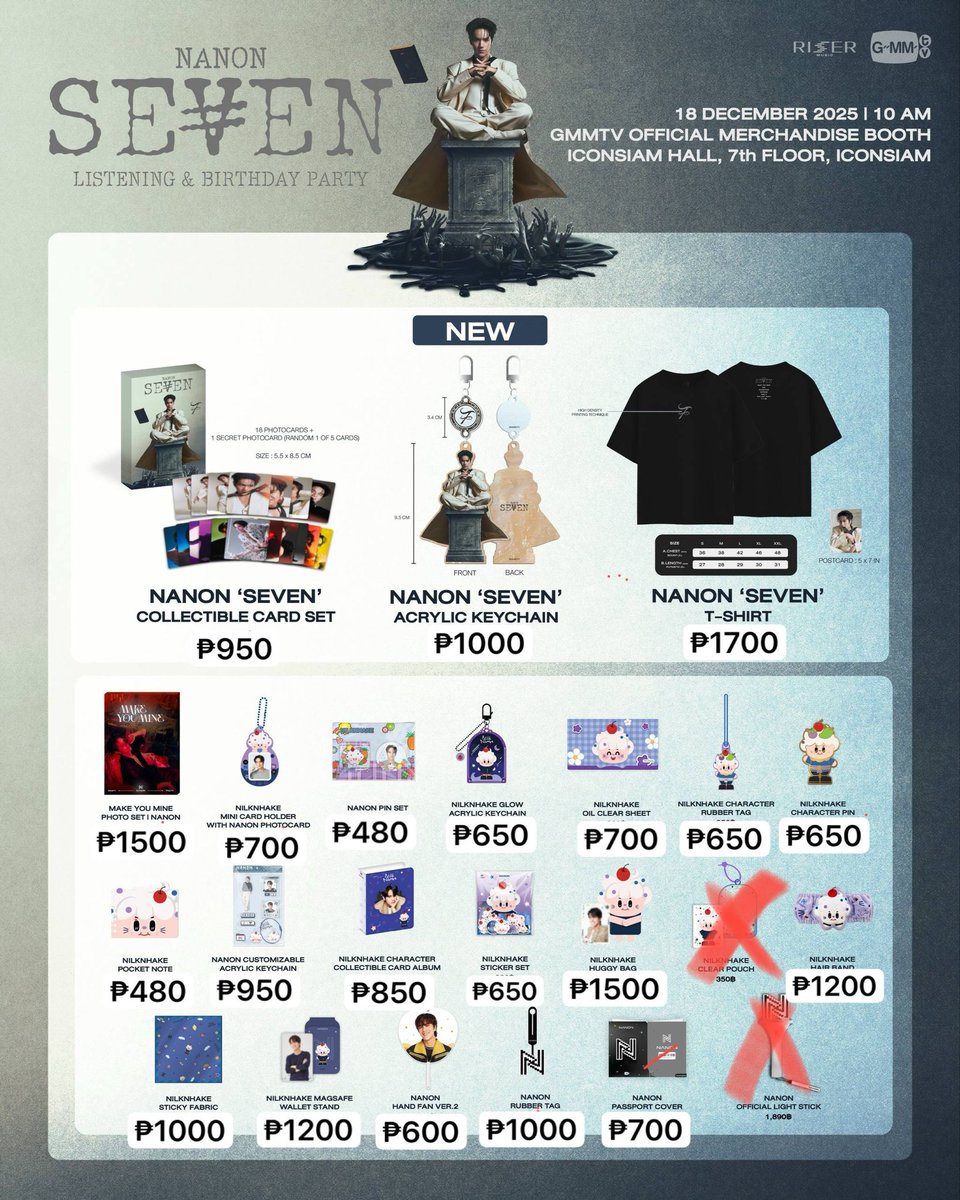 wts lfb ph🇵🇭 NANON SEVEN LISTENING AND BIRTHDAY PARTY MERCH PAYO