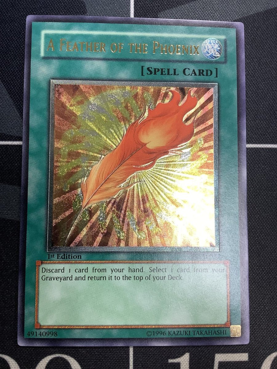 遊戯王 入荷情報】 FEATHER OF THE PHOENIX 鳳凰神の羽根 旧アジア
