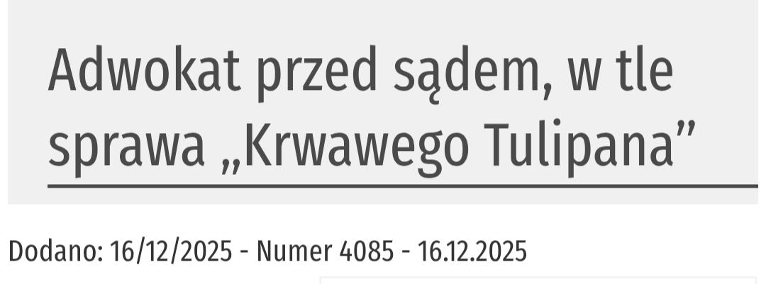 TDuklanowski's tweet image. Adwokat stanie przed sądem za wpis na X.

Dziś przed Sądem Dyscyplinarnym Szczecinskiej Izby Adwokackiej, ma stanąć adwokat Marcin Bury. Chodzi  o wpis na X ze stycznia tego roku. 
Adwokat poinformował w nim, że sędzia, który uchylił wyrok skazujący seryjnego zabójcę z Kołobrzeg,…