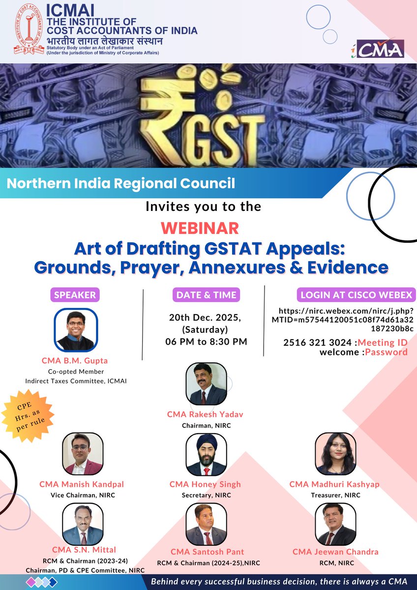 NIRC OF ICMAI tweet media