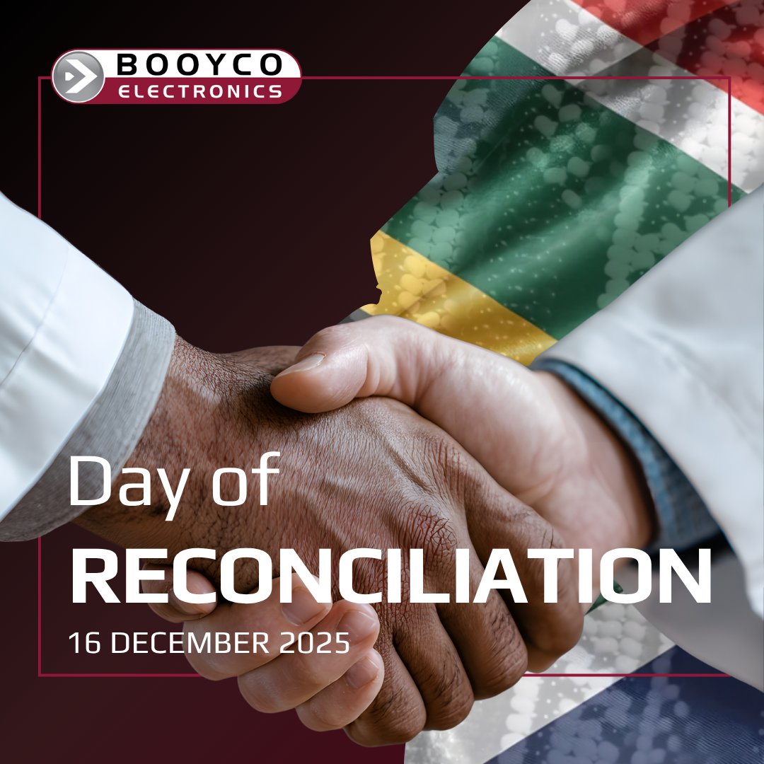 myBooyco's tweet photo. Today, we celebrate the strength found in unity and the progress that comes from working together. The Day of Reconciliation reminds us that collaboration and respect drive both our nation and our industry forward.

#DayOfReconciliation #MyBooyco https://t.co/54foVCO702
