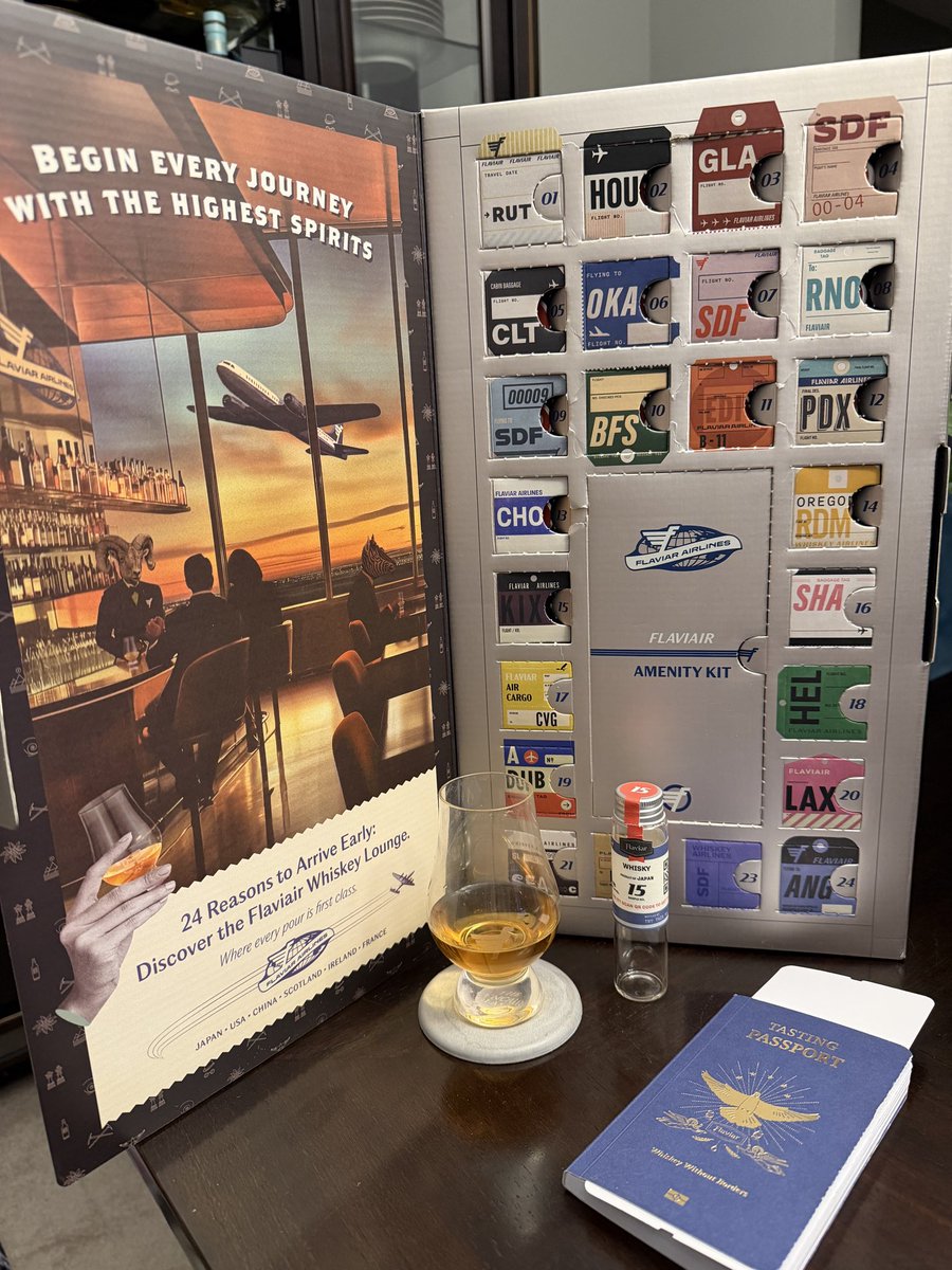 supersean579's tweet photo. It’s day 15 of the @flaviar_com advent calendar!  Today’s selection is Akashi Blended Japanese Whisky. A nice addition to the calendar. #Advent #flaviar #themostwonderfultimeoftheyear #WeWhiskyYouAMerryChristmas https://t.co/tAR062KVN1