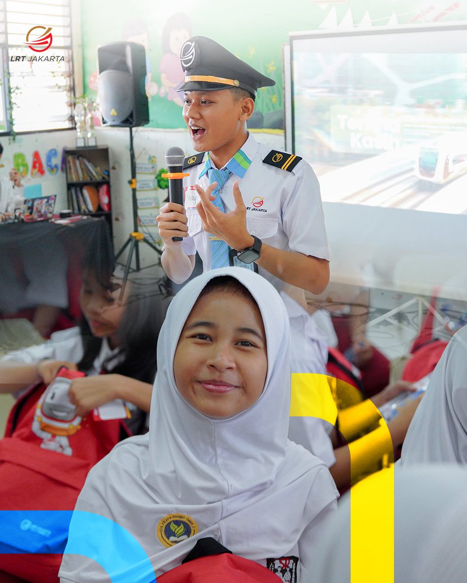 lrtjkt's tweet image. LRT Jakarta resmi meluncurkan LRTJ Bagimu, program CSR yang berfokus pada pilar pendidikan.Bersama siswa SDN Kelapa Gading Timur 01, kami berbagi pengalaman dan pengetahuan tentang transportasi publik serta profesi di dunia perkeretaapian.
#LRTJ #lrtjbagimu
