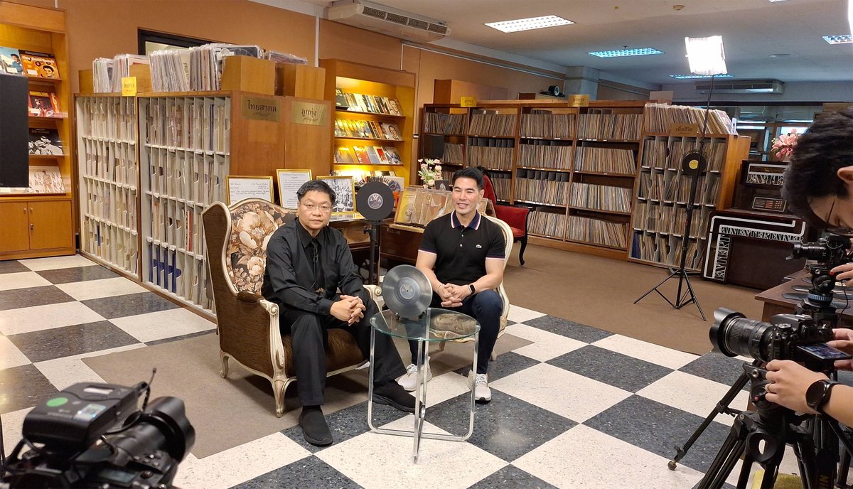 เช้านี้บันทึกเทป ณ หอจดหมายเหตุกรมประชาสัมพันธ์ ... คอยพบกับเรื่องราวและประวัติความเป็นมา #เพลงชาติไทย ทางช่อง NBT เร็วๆ นี้ ครับ