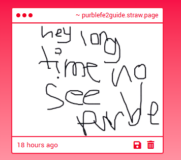 hi, anonymous user on strawpage.