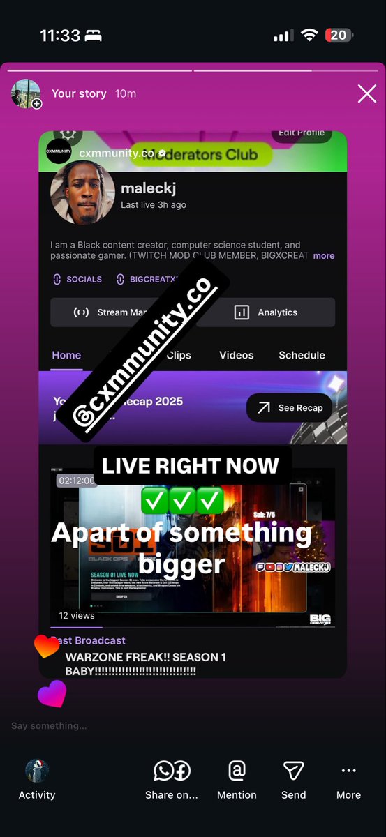 Maleckj_'s tweet photo. @cxmmunity   Appreciate shoutout ✅✅✅ https://t.co/kQx2ko2To8