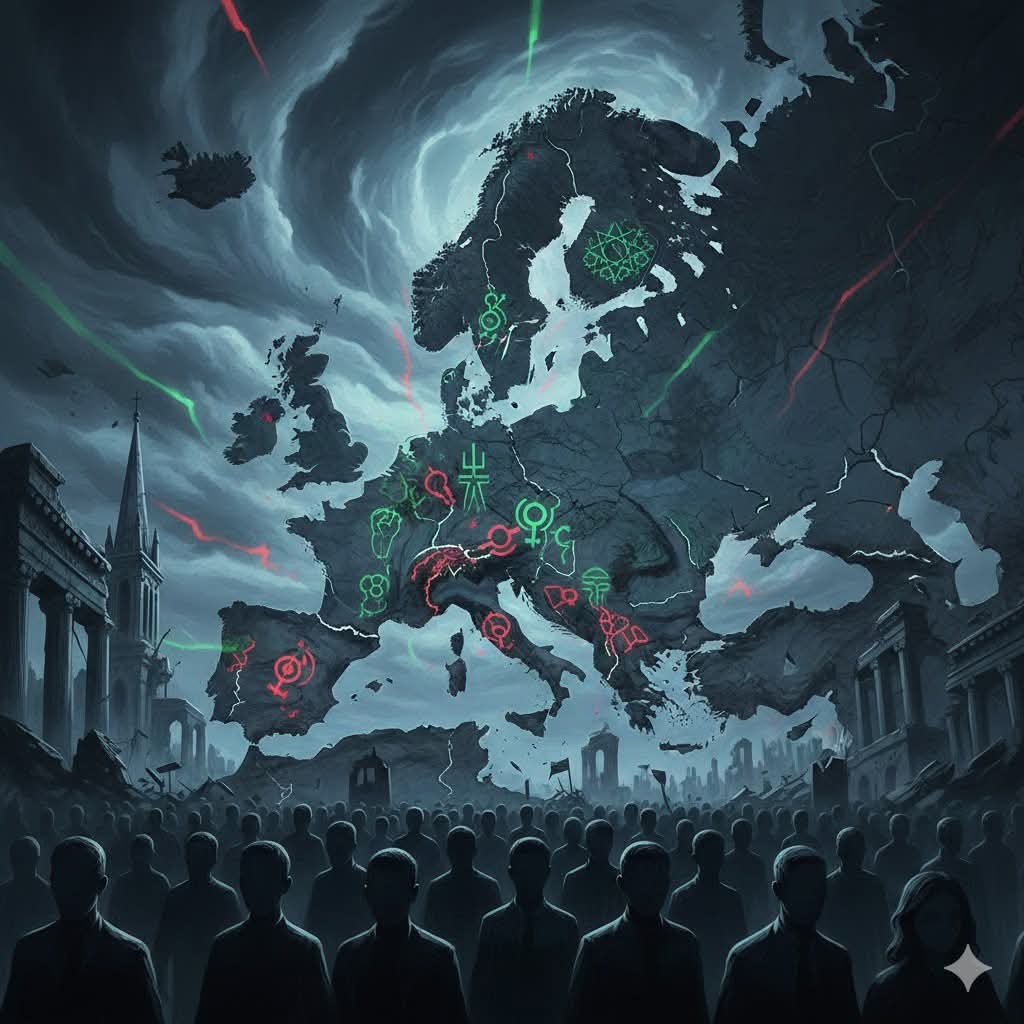 Tpeko66vp's tweet photo. 2/2
A kereszténység lebontása ebben a rendszerben még csak nem is mellékhatás, hanem a konkrét cél. A kereszténység ugyanis az utolsó nagy kulturális védőfal Európában. Amíg létezik, addig van erkölcsi alap, van transzcendens mérce, addig van meg a nemet mondás képessége a társadalmakban. Ennek az eltörlésén dolgoznak most Brüsszelben, a Tiszában és Belpesten. Hogy minden kiirtott vagy ki sem alakult identitás helyére betolható legyen a progresszív ideológia, aztán meg az iszlám politikai struktúrája. Kívülről ugyan látszólag érthetetlen az együttműködésük, pedig természetükben nem sokban különböznek, belülről ugyanazt csinálják: -teljes alávetést követelnek.

Ezért hazugság az is, hogy „ez csak vallási sokszínűség”. Álszent propaganda. Ez egy újabb, a történelemben már sokadik civilizációs konfliktus, amelyet -szomorú, de- a Nyugat saját „elitje” hívott be a házba, jódolgában már jobb dolga nem lévén. Pénzért, hatalomért? Ideológiai mámorért? Egyébként -legalább is azt gondolom- minden kell nekik. Ilyen a természetük. Aki pedig ebben még részt is vesz, az sem semleges. Se nem „jó szándékú”. Az aktív szövetséges.

Nem hiszem egyébként, hogy kellene finomkodnunk, maszatolni, várni a semmire. Inkább beszéljünk róla! Sokat. Mert a végeredmény mindig, mindenhol ugyanaz: -nemzeti önrendelkezés helyett külső diktátum, keresztény kultúra helyett importált ideológia, szabad konzervatív hangok helyett progresszív véleményterror. Én ennek a kiteljesedését soha nem szeretném meglátni. Pedig ez nem egy jövőbeli veszély. Ez már zajlik.

Szóval, aki még mindig azt mondja, hogy „ilyen itt nem történik meg”, az vagy nem érti az egészet, vagy nem is akarja érteni. Például mert azért fizetik, hogy ne értse. Persze ne zárjuk ki azokat sem, akik nem a legélesebb kések a fiókban, mellé egy jó nagy adag proletár öntudattal. 
Hozzáteszem, hogy a történelemben a fentebb idézett mondat és hasonló társai mind ugyanott, ugyanakkor hangzottak el. Na, hol, mikor? Mindenhol és mindenkor, közvetlenül a bukás előtt.

Kalapács Blog