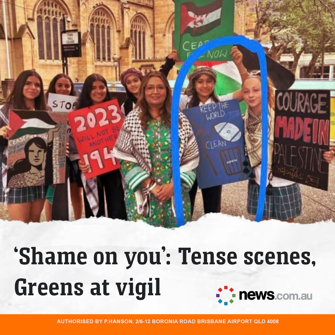 OneNationAus's tweet photo. The Greens have claimed they are sad about Bondi, but we all know who stoked the fire that caused this tragedy.

Anti-semitism needs to be called out at every opportunity.

The sad reality is that the Greens have aalso radicalised Labor. https://t.co/qusbKlr5RL