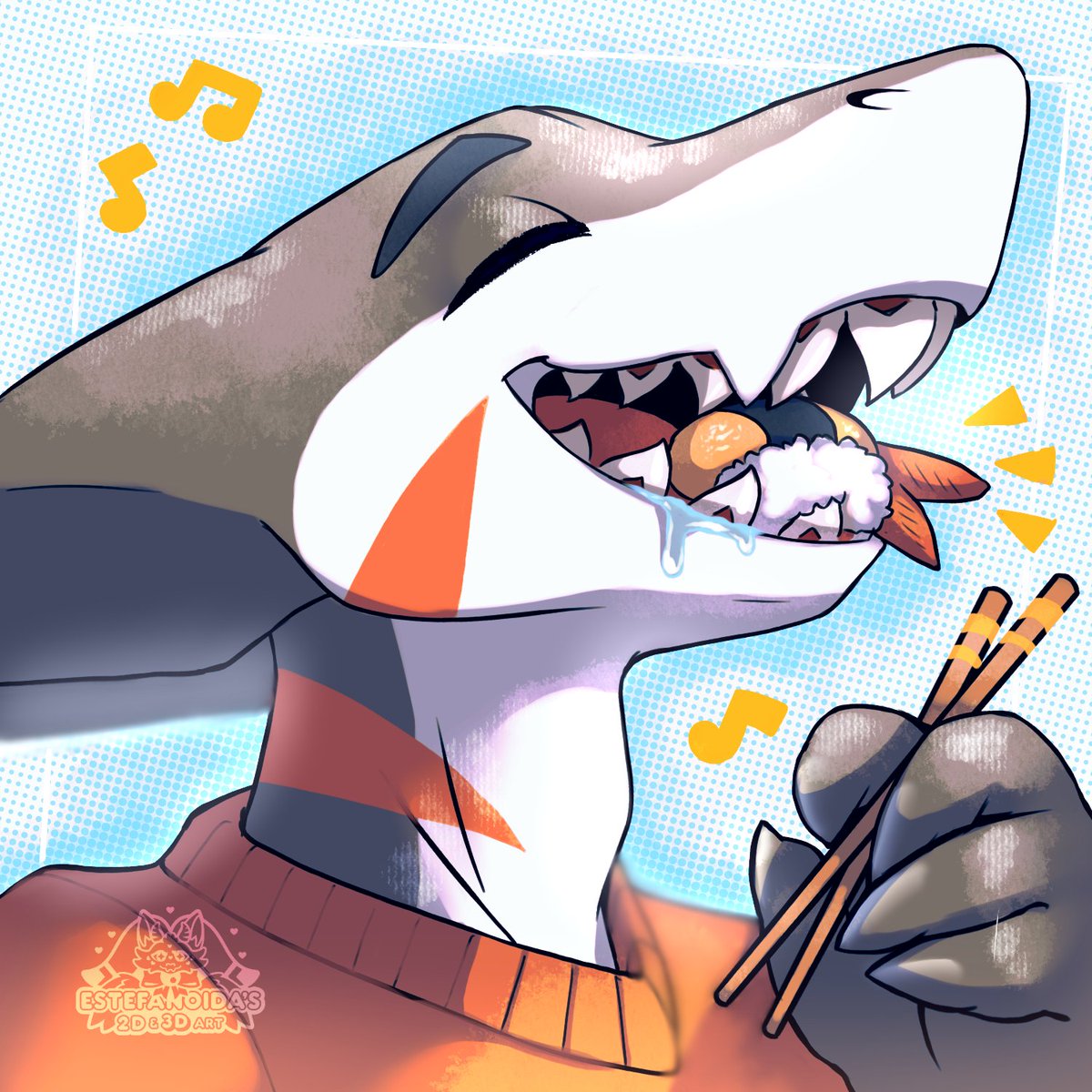 Estefanoida's tweet image. Commish for @Byte125~