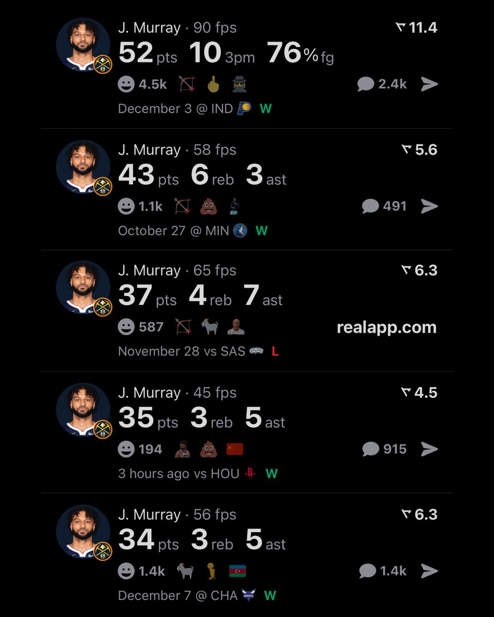 realapp's tweet photo. Why is nobody talking about Jamal Murray?? https://t.co/38iGDGBtcp