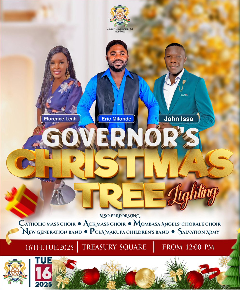 🤗✨ A magical day &amp; evening to remember is just about to unfold !✨ Come &amp; enjoy an array of Christmas music alongside other exciting activities led by various gospel artists, bands, choirs &amp; teams at this year's Governor's Christmas Tree Lighting Ceremony at Treasury Square!🎄
