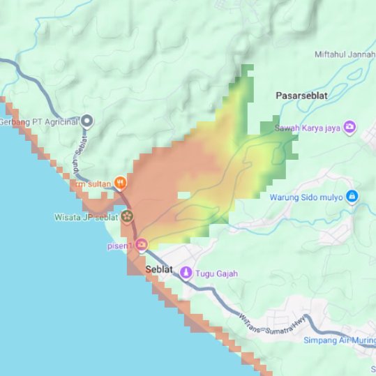 Sungai seperti "jalan tol" yang menyalurkan energi tsunami ke hulu, jadi jauhi sungai saat mendapatkan peringatan dini tsunami.
Terutama sungai yang bermuara ke laut dimana sumber gempa berada.

Contoh jangkauan tsunami