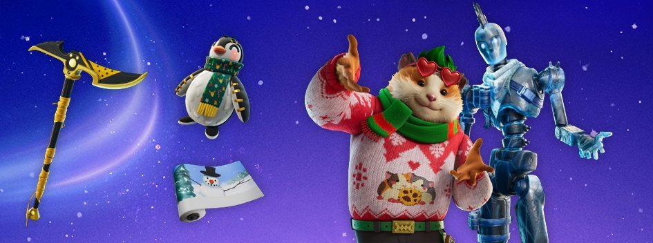 今年のウィンターフェストで貰える無料報酬が判明しました！
#フォートナイト