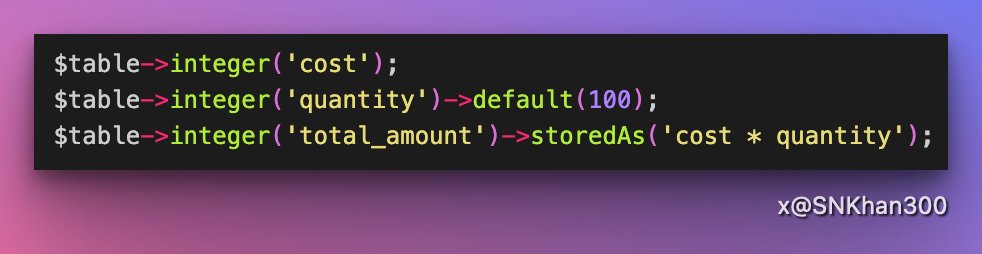 SNKhan300's tweet image. Did you know that you can calculate the total amount like this in migrations as well instead of jumping many hoops later? For tips like this and more, see my series on Laravel Migrations: youtube.com/playlist?list=…

#laravel #laravelphp #laravel12 #laraveltips