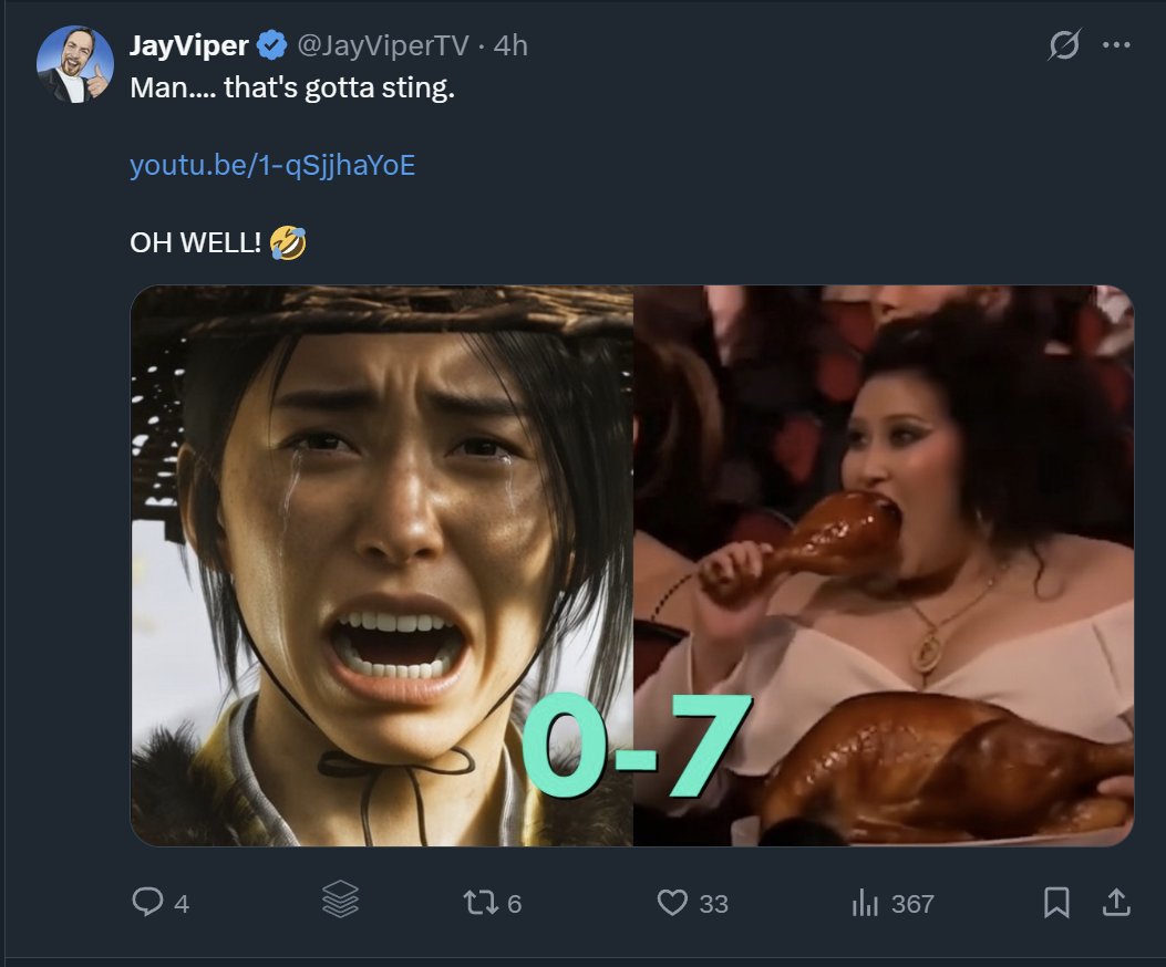 K__Med's tweet photo. Posts like this are why I'm not respectful to these fucktards.

They do not deserve respect.

Oh, yeah, almost forgot to tag @JayViperTV. His panties get in a bunch when I don't mention him 🤭🤭 https://t.co/IgMRhg2K19