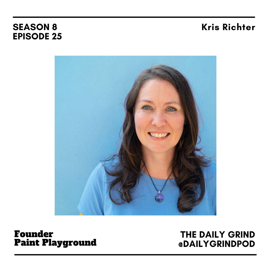 dailygrindpod's tweet image. “Play, laugh, connect” on the Daily Grind ☕️. This episode features @kellyfastruns and special guest Kris Richter, who is the founder of Paint Playground 

📲 Tune in for today’s episode in our bio!

#dailygrind #podcast #podcaster #podcasting  #advice #motivation #storytime