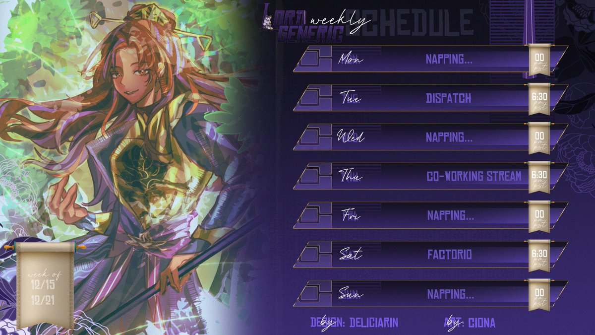 It's still monday somewhere I totally got my schedule out in time