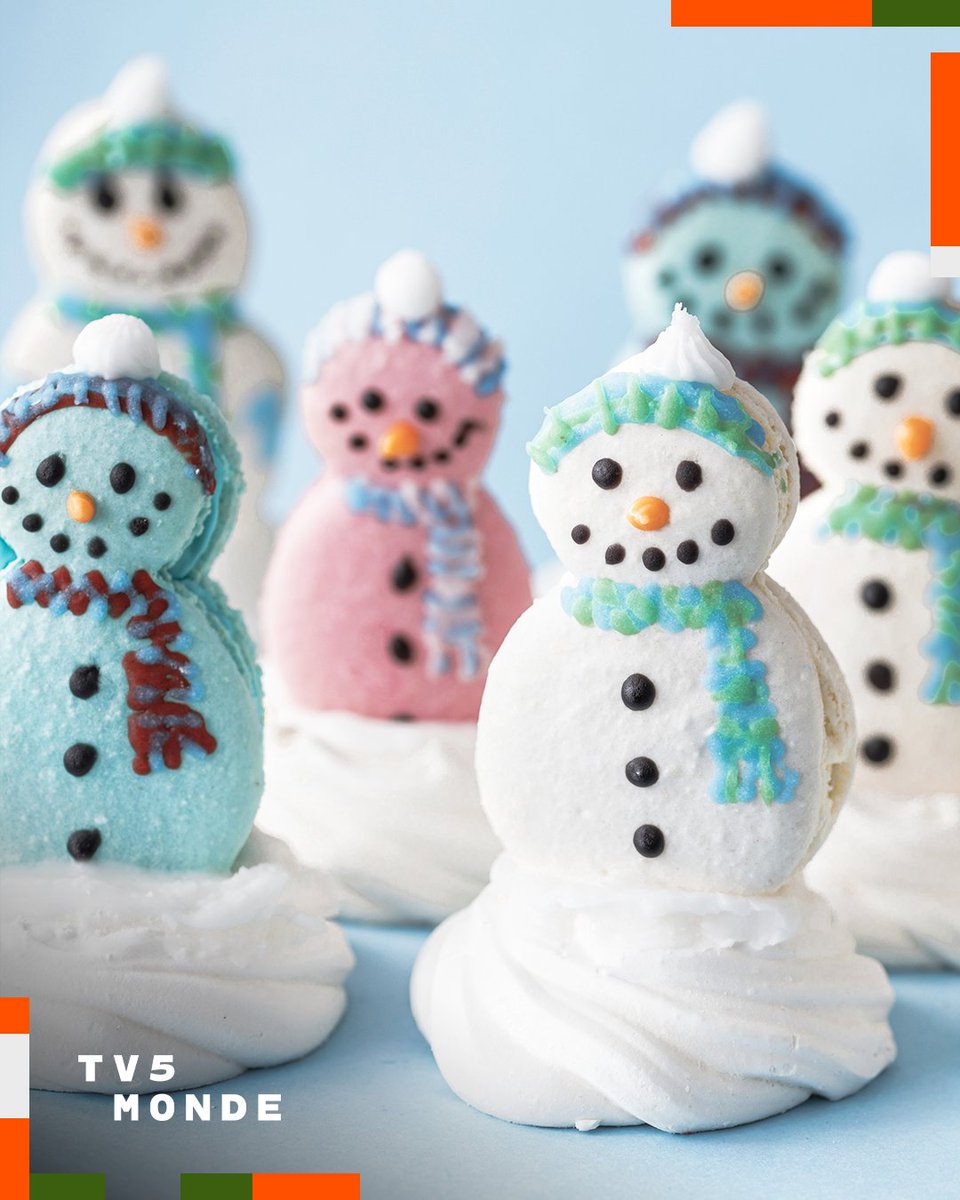 TV5MONDEapac's tweet image. 👨‍🍳 Want to impress your guests this Christmas with these cute snowman #macarons? 

#Christmas2025 #Noel2025