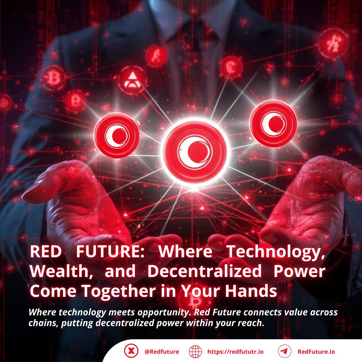 🚀 The future is decentralized — and it’s RED.
Red Future connects technology, value, and opportunity across chains.
Hold the power. Own the future. 🔴
🔗 Website: redfuture.io
📊 CMC: coinmarketcap.com/currencies/red…
💱 Indodax: indodax.com/market/RED2IDR