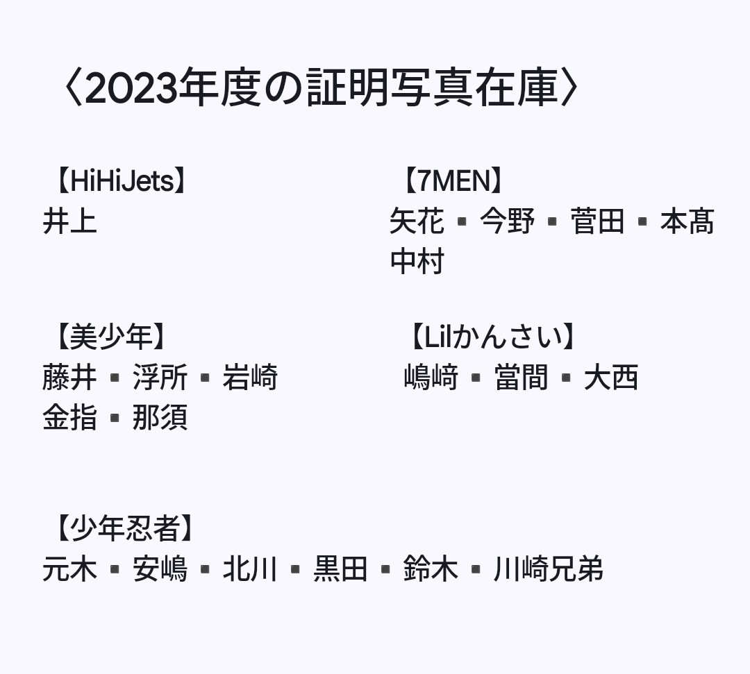 ___knbe's tweet photo. 週刊テレビガイド 推しの証明写真2026

【求】小島健 >>>>佐々木大光
【譲】下記画像以外

1冊購入済み
郵送での交換

🚨過去の証明写真や厚紙等ありますので
お気軽にお声掛けください❕
※下記の画像参照※
#TVガイド交換 #テレガイ交換 #推しの証明写真 https://t.co/DgNSCnKvaZ