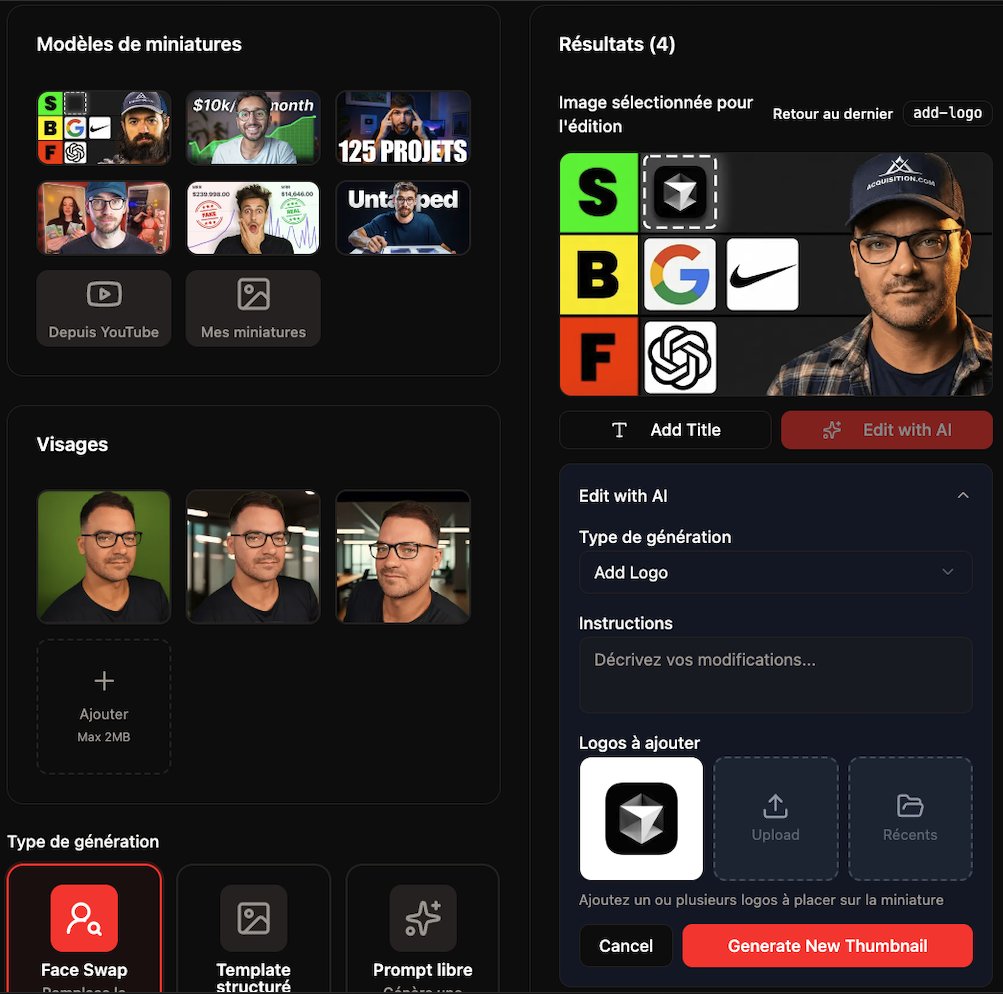 🚀 New feature is live on YouThumb

You can now add your logo to thumbnails — automatically, cleanly, without ruining the design.

More brand consistency.
Same click-optimized thumbnails.