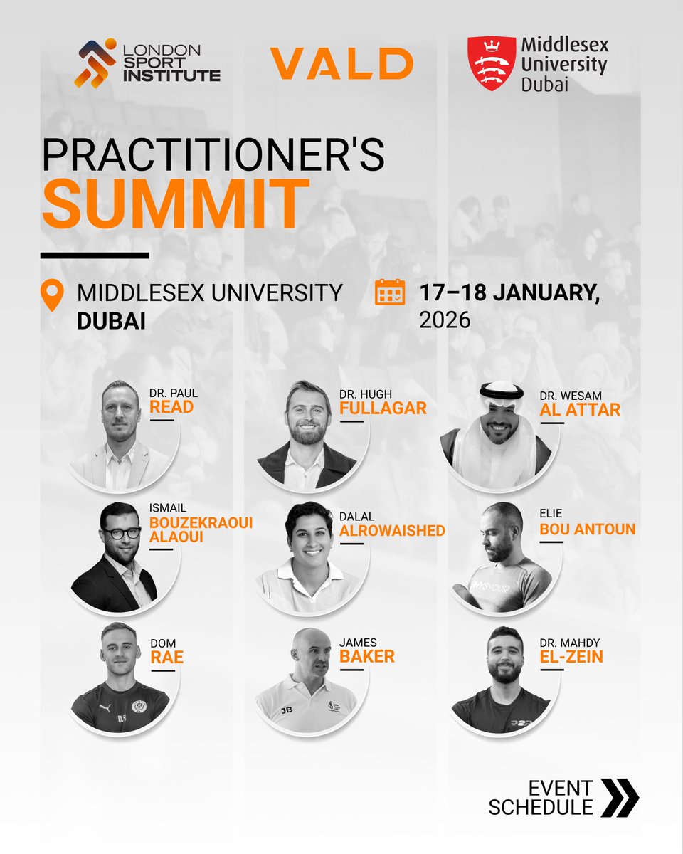 VALDPerformance's tweet image. ✅ Two days. Real-world application. World-class speakers. Hands-on testing.

👥 Speakers include @paulread1010 @HughFullagar @WSAAlAttar @ismailalaouiPT and more.
🔁 Swipe to explore the full schedule and topics.

🎟️ Learn more and get your ticket now: vald-performance.visitlink.me/7JDPpk
