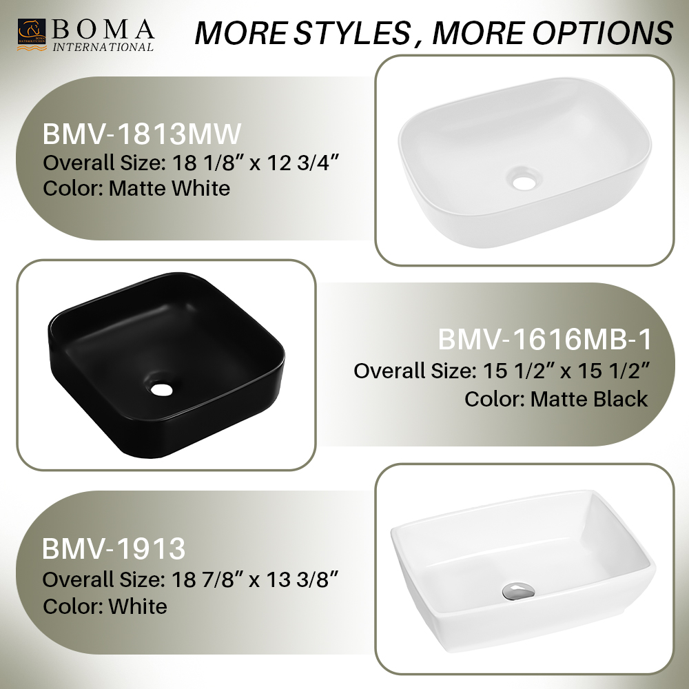 Boma's ceramic lineup keeps growing. More shapes, more options, factory-direct consistency.
#BathroomInspo #CeramicVesselSink #NewDesign #BomaCeramics #InteriorDesign